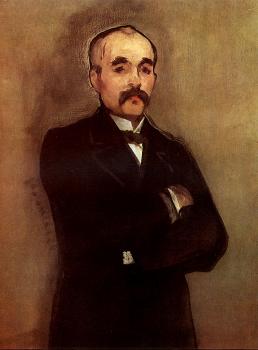 愛德華 馬奈 Portrait of Georges Clemenceau 愛德華 馬奈 Portrait of Georges Clemenceau